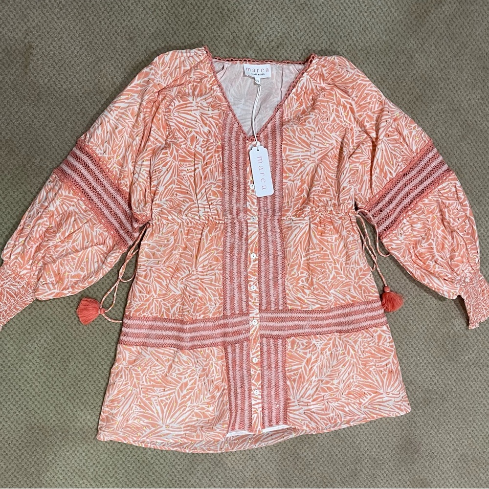 Beautiful Marea summer dress. Light fabric, new with tag!